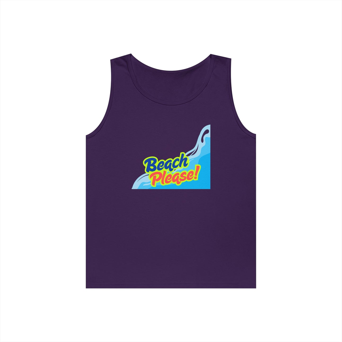 Beach Please Unisex Heavy Cotton Tank Top