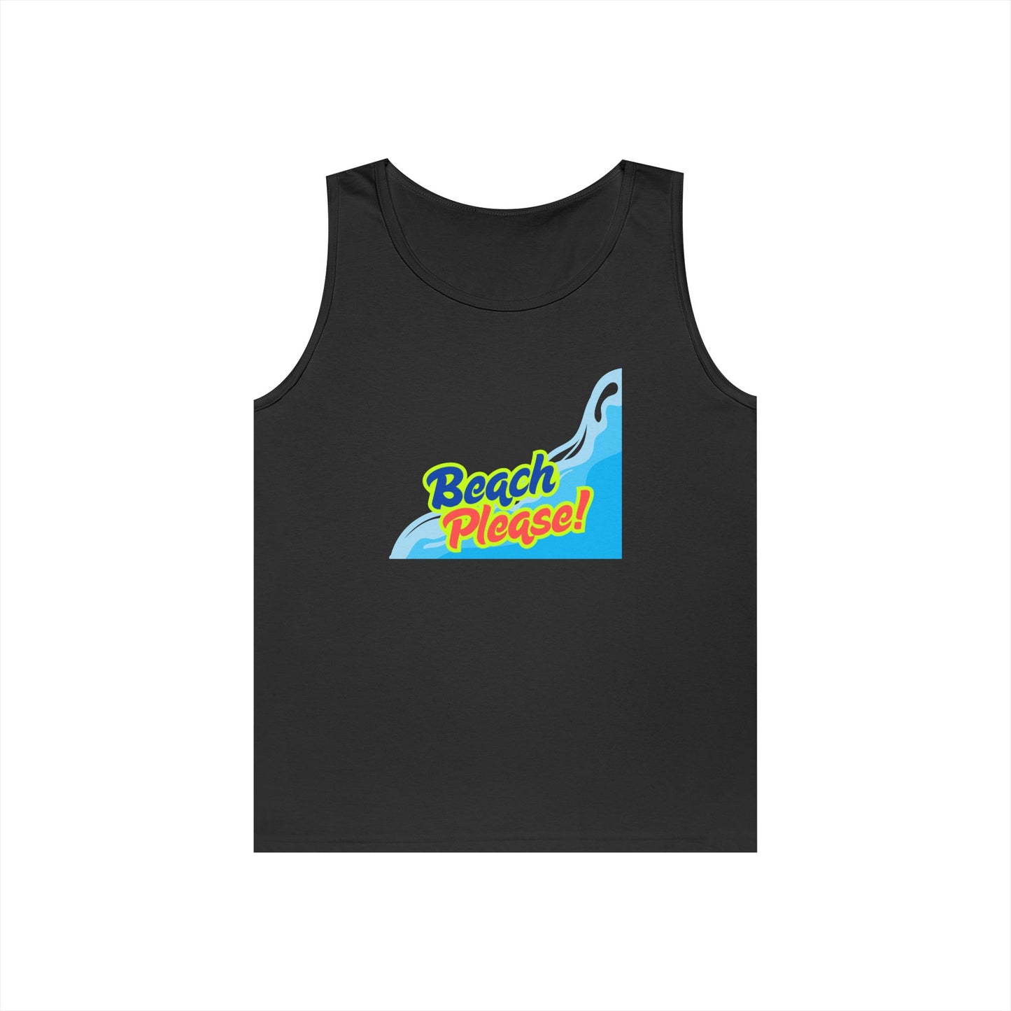 Beach Please Unisex Heavy Cotton Tank Top
