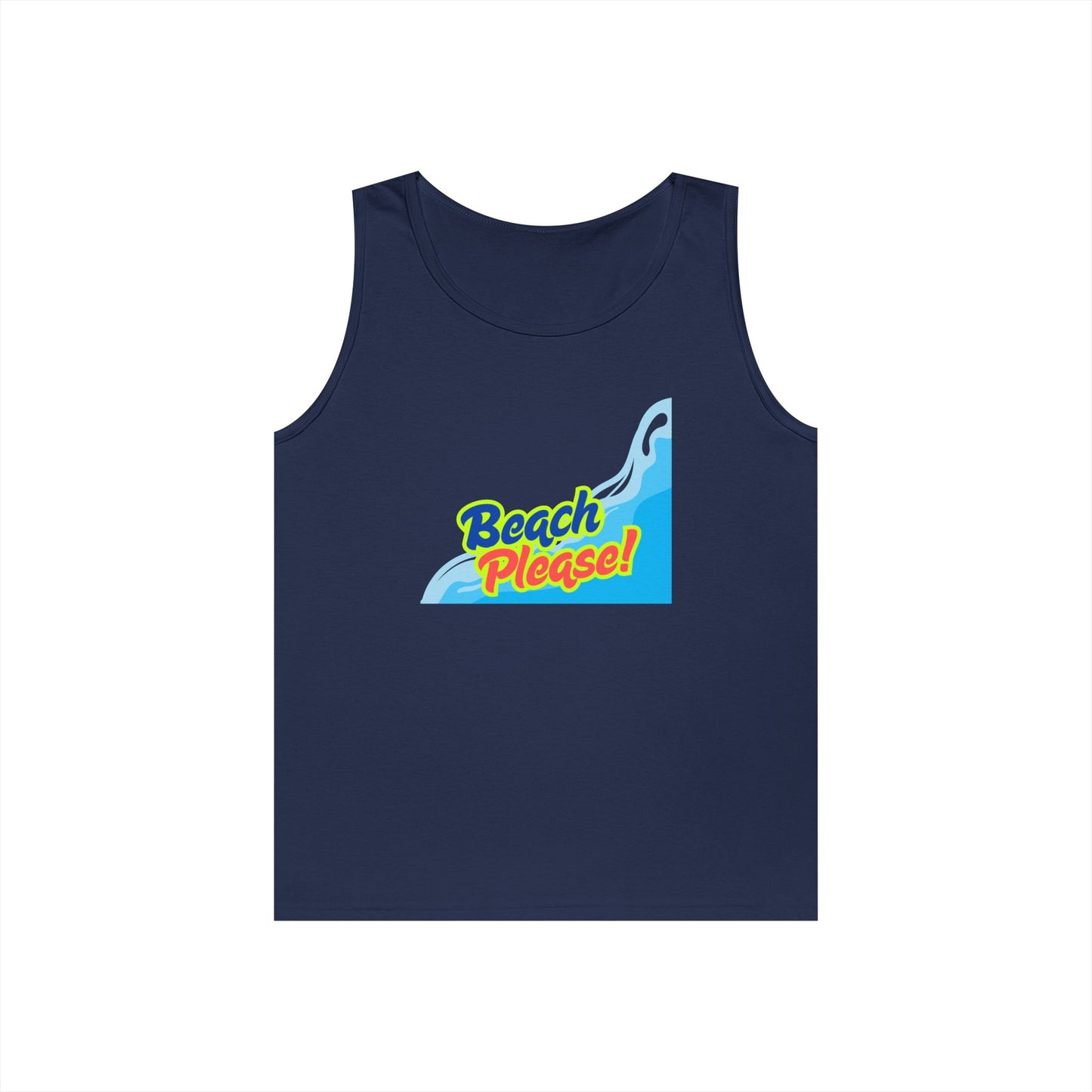 Beach Please Unisex Heavy Cotton Tank Top