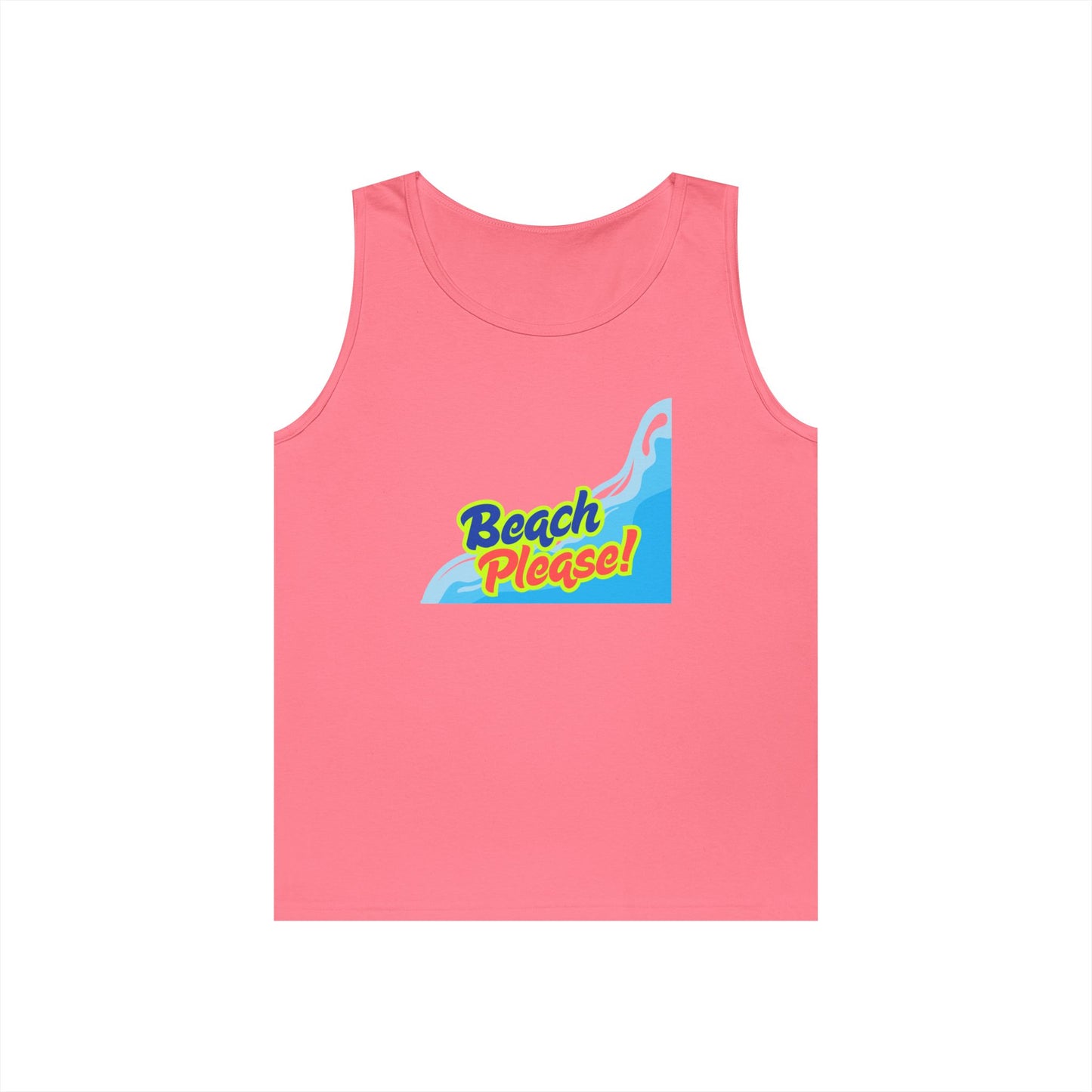 Beach Please Unisex Heavy Cotton Tank Top
